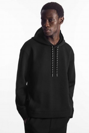 BLACK COS RELAXED-FIT SCUBA HOODIE | YND-605921