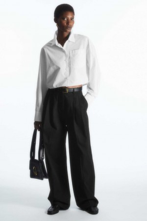 BLACK COS WIDE-LEG TAILORED PANTS | HTS-835790