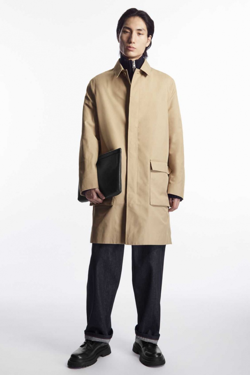 BEIGE COS UTILITY CAR COAT | UXK-950142