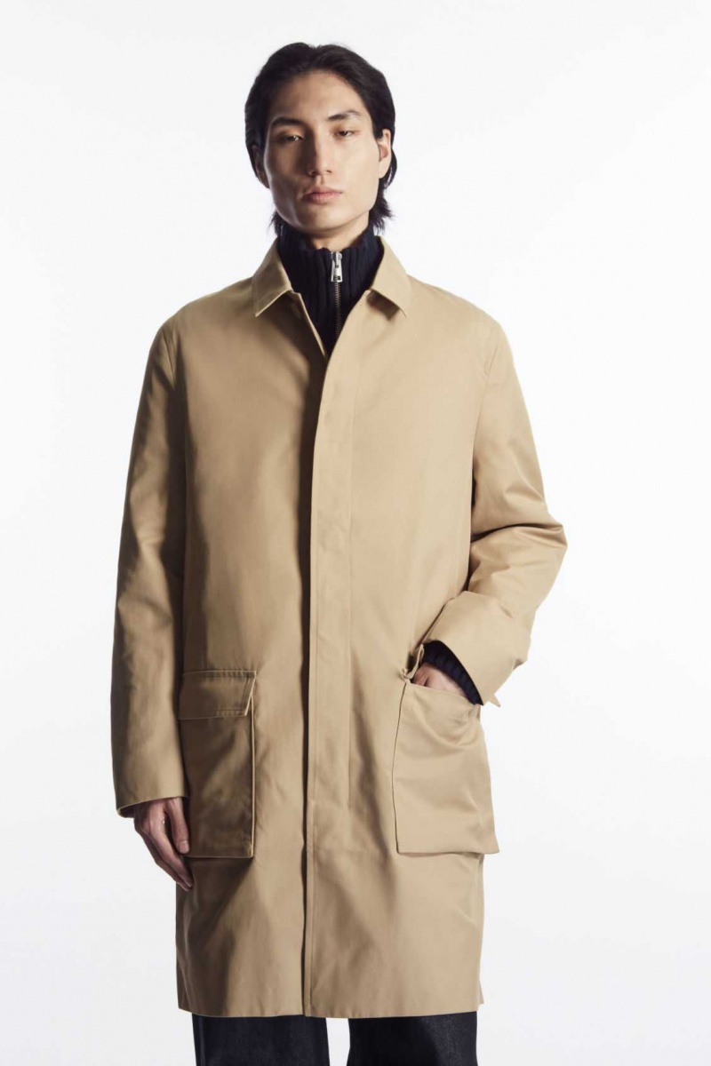 BEIGE COS UTILITY CAR COAT | UXK-950142