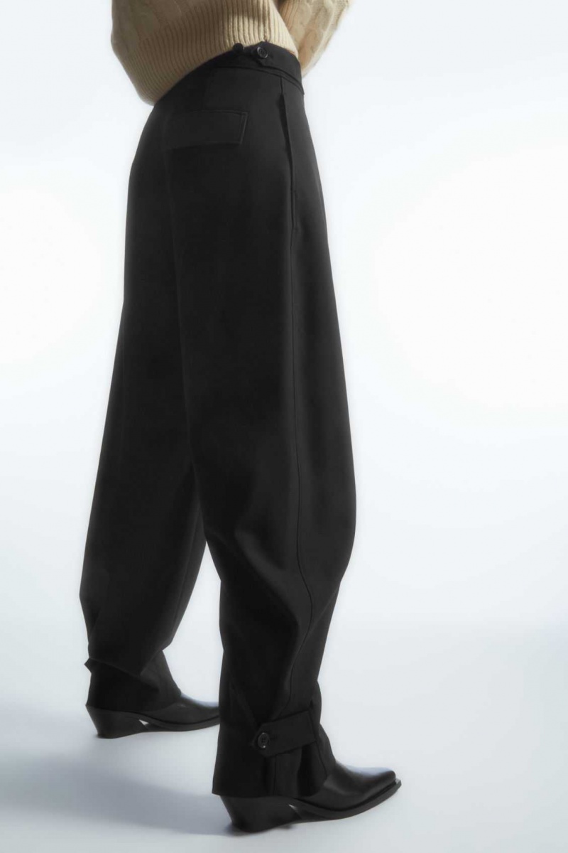 BLACK COS BARREL-LEG UTILITY PANTS | HPT-310987