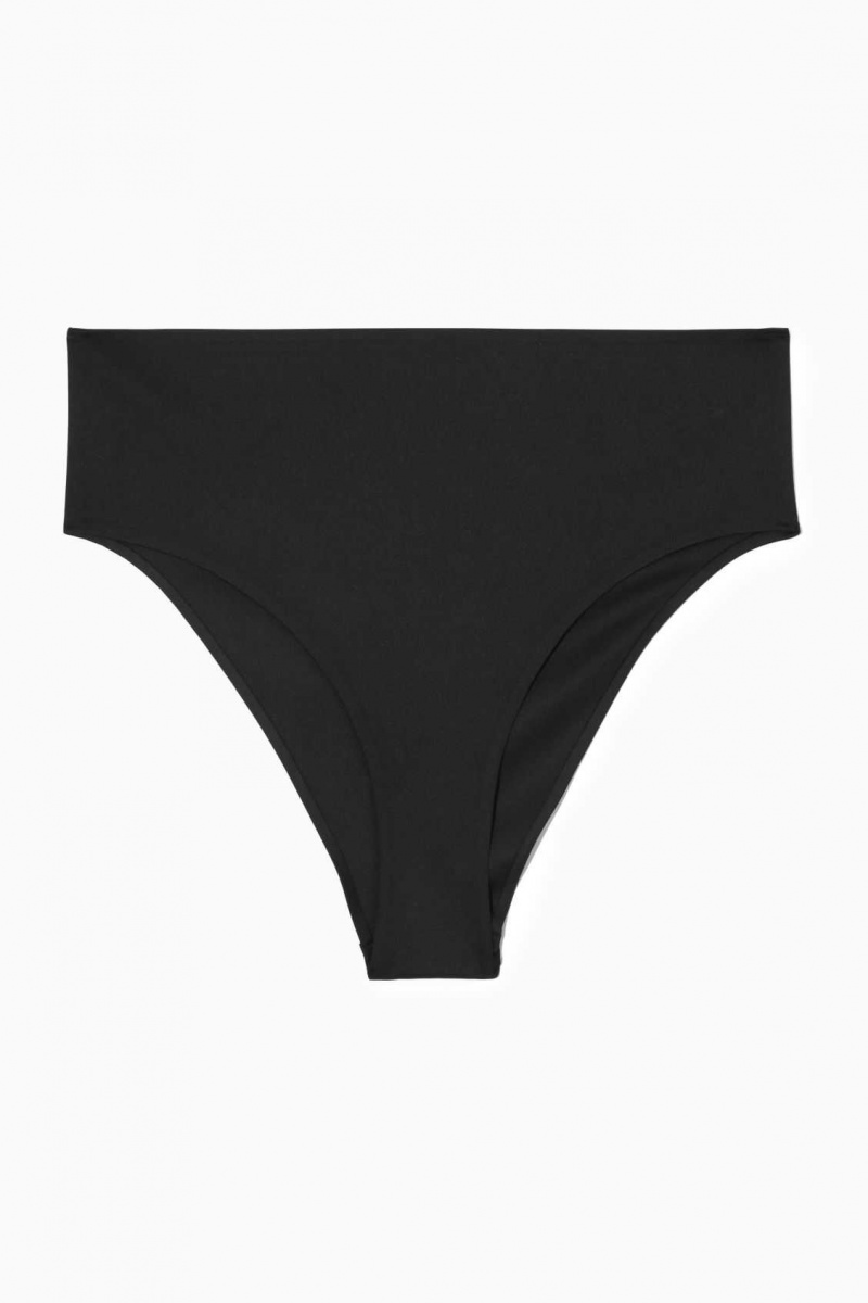 BLACK COS HIGH-WAISTED BIKINI BRIEFS | ANV-301729