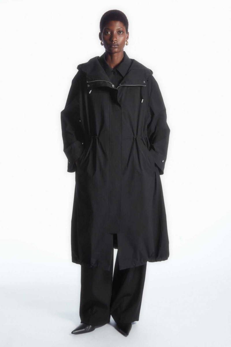 BLACK COS OVERSIZED LAYERED PARKA | FHG-701325