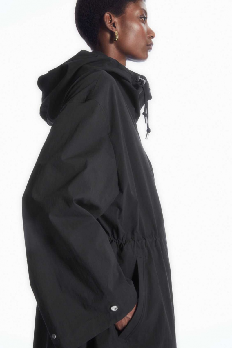 BLACK COS OVERSIZED LAYERED PARKA | FHG-701325