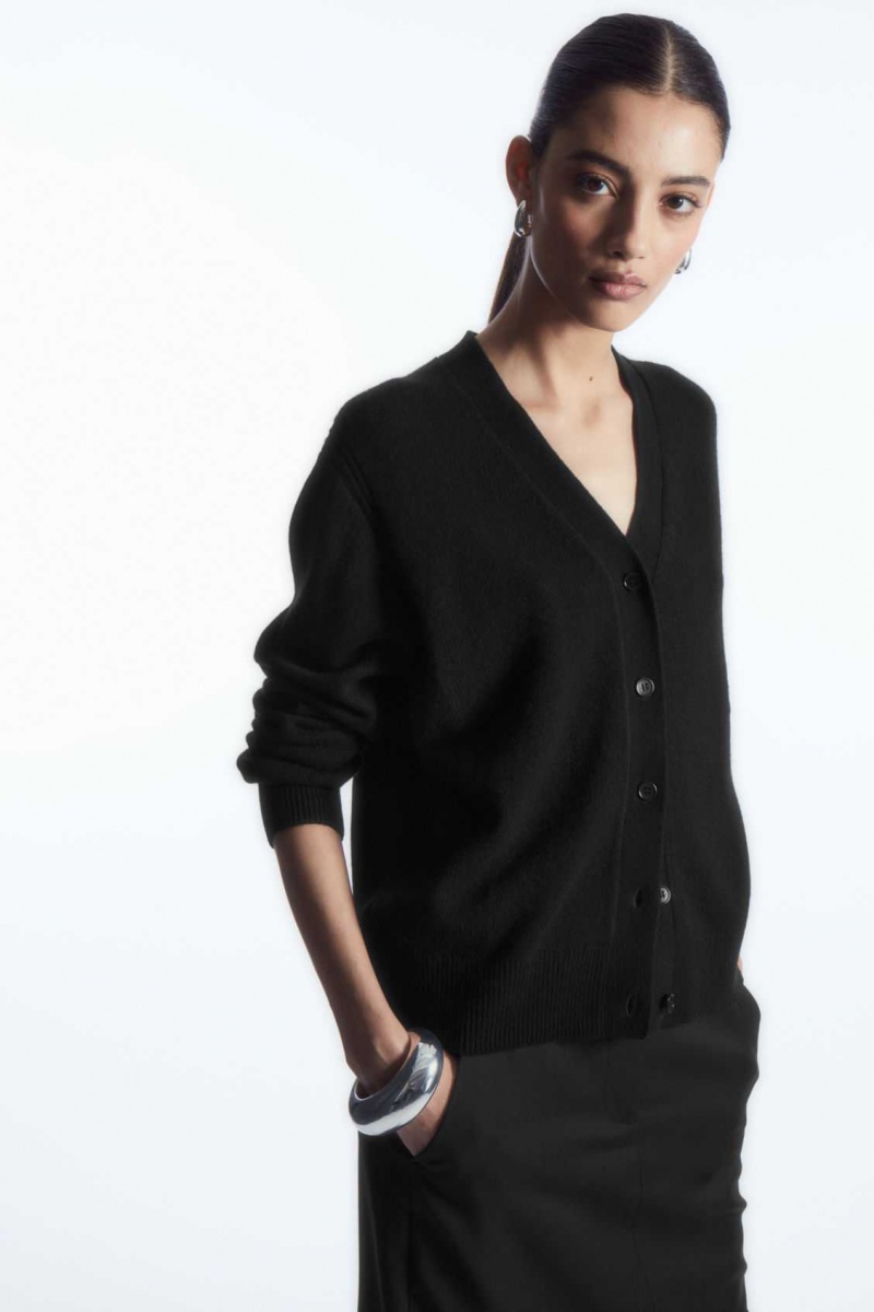 BLACK COS PURE CASHMERE CARDIGAN | WYQ-567130