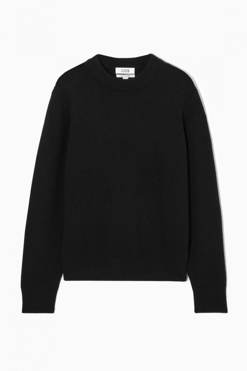 BLACK COS PURE CASHMERE SWEATER | RHT-268795