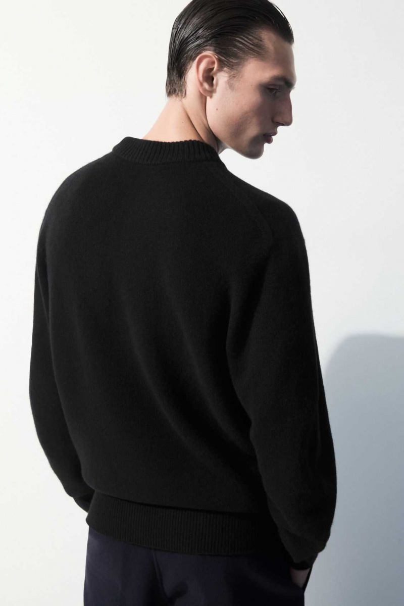 BLACK COS THE CASHMERE CREW-NECK SWEATER | ACF-847562