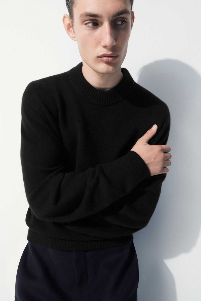 BLACK COS THE CASHMERE CREW-NECK SWEATER | ACF-847562