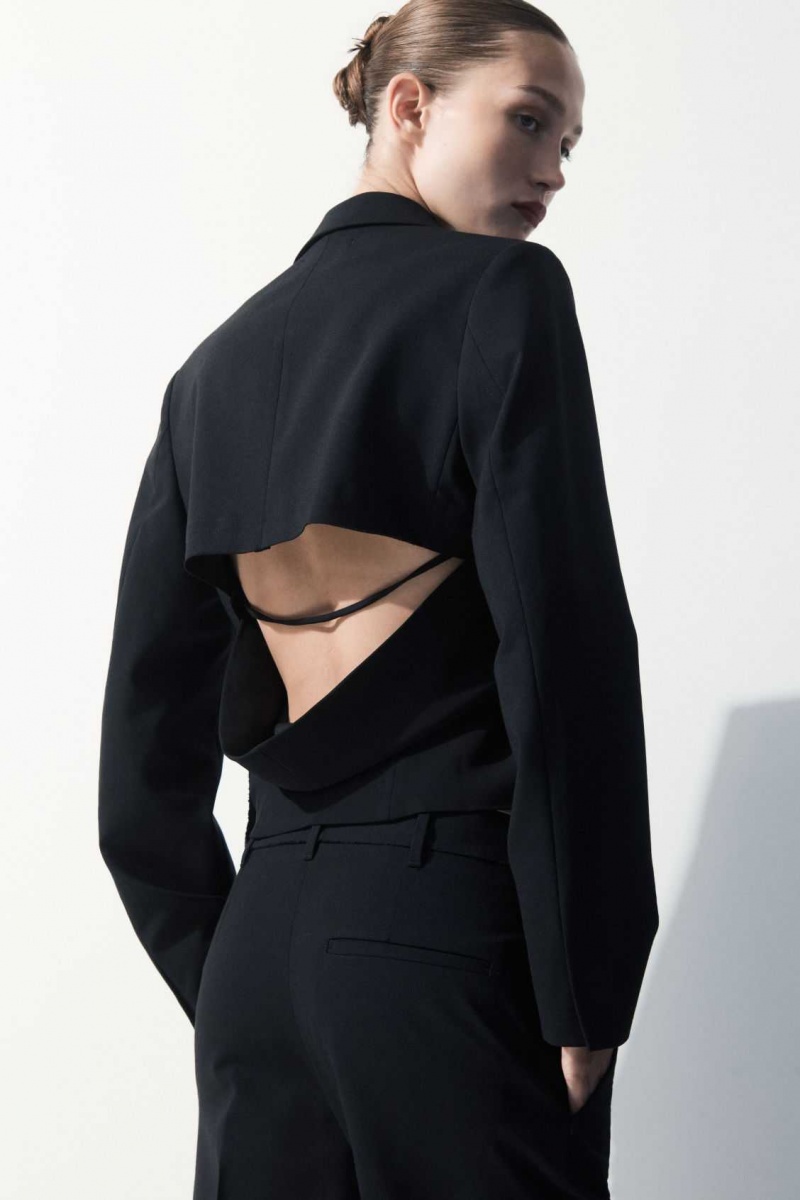 BLACK COS THE DECONSTRUCTED BLAZER | CDS-912685