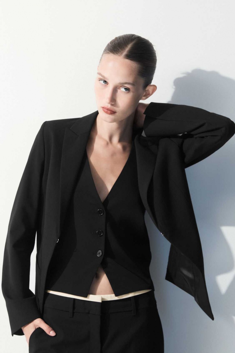 BLACK COS THE DECONSTRUCTED BLAZER | CDS-912685