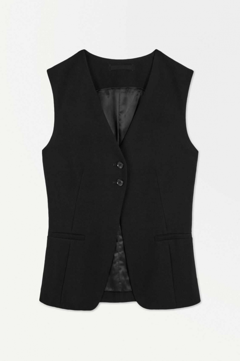 BLACK COS THE LONGLINE VEST | REQ-321486