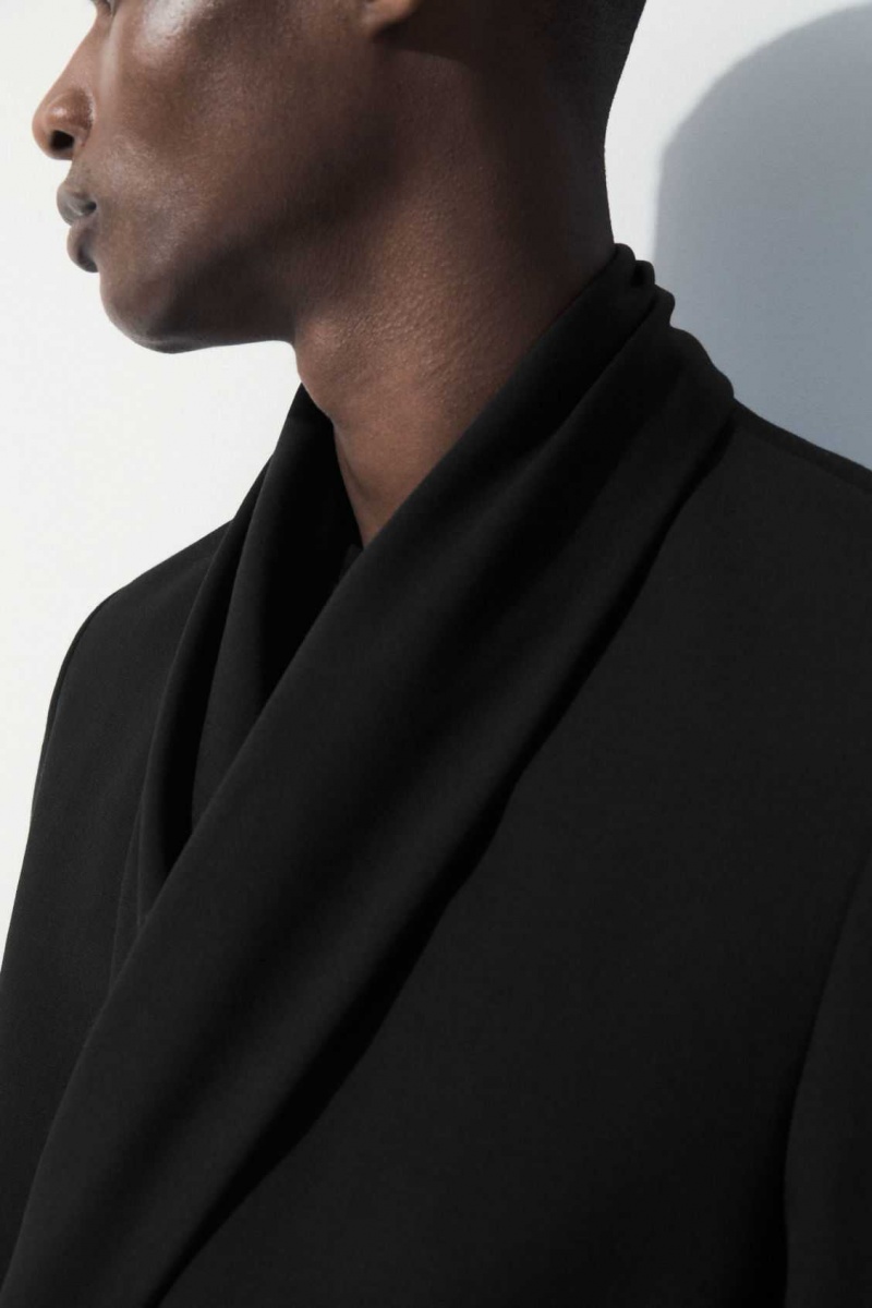 BLACK COS THE SHAWL-COLLAR WOOL BLAZER | GAV-853760