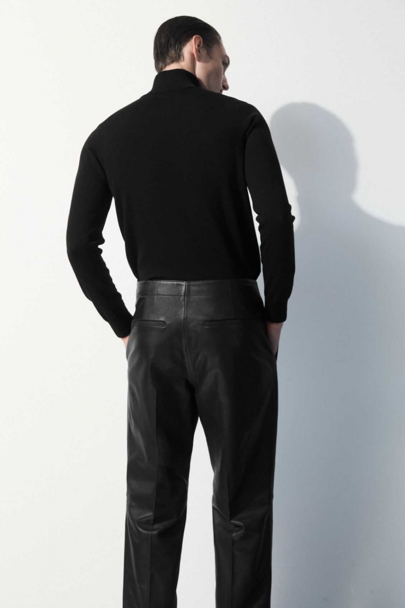 BLACK COS THE TAILORED LEATHER PANTS | ZBG-982064