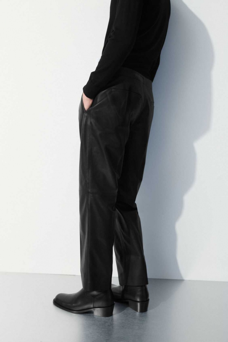 BLACK COS THE TAILORED LEATHER PANTS | ZBG-982064