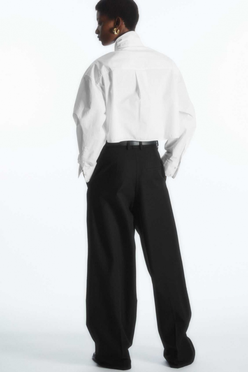 BLACK COS WIDE-LEG TAILORED PANTS | HTS-835790