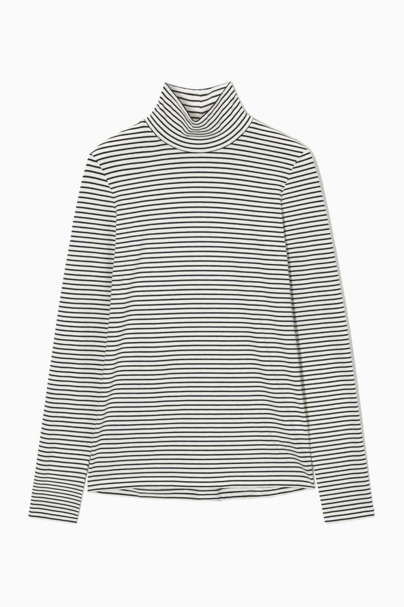 COS LONG-SLEEVED JERSEY ROLL-NECK TOP | RCG-783261