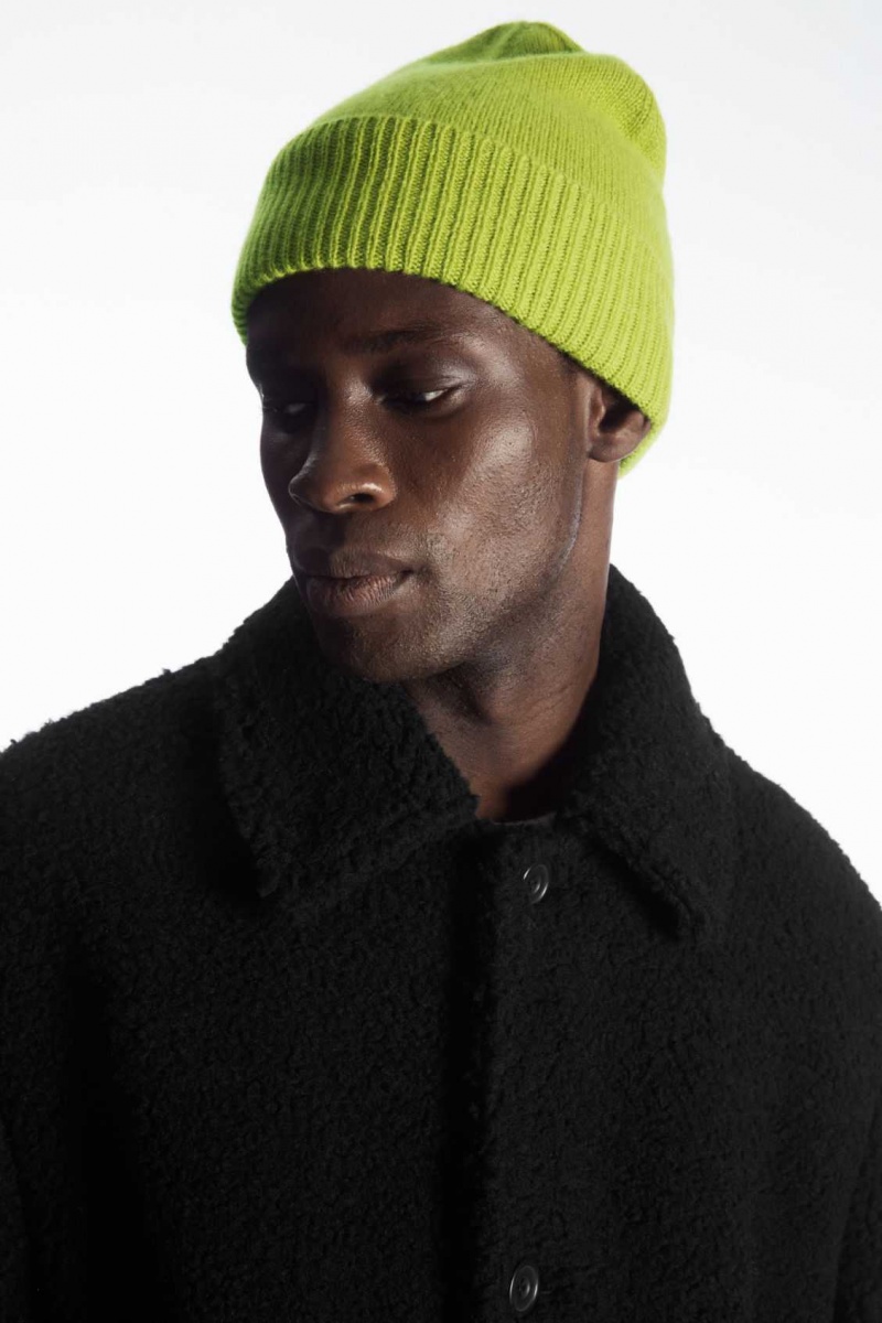 GREEN COS PURE CASHMERE BEANIE | GBO-293016