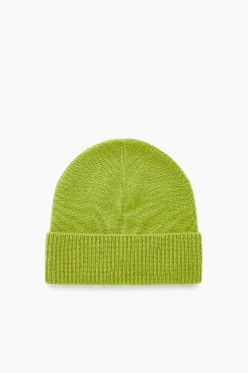 GREEN COS PURE CASHMERE BEANIE | GBO-293016