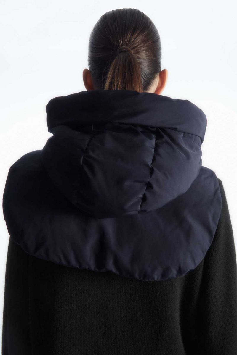 NAVY COS HOODED MOCK COLLAR | CZT-759680