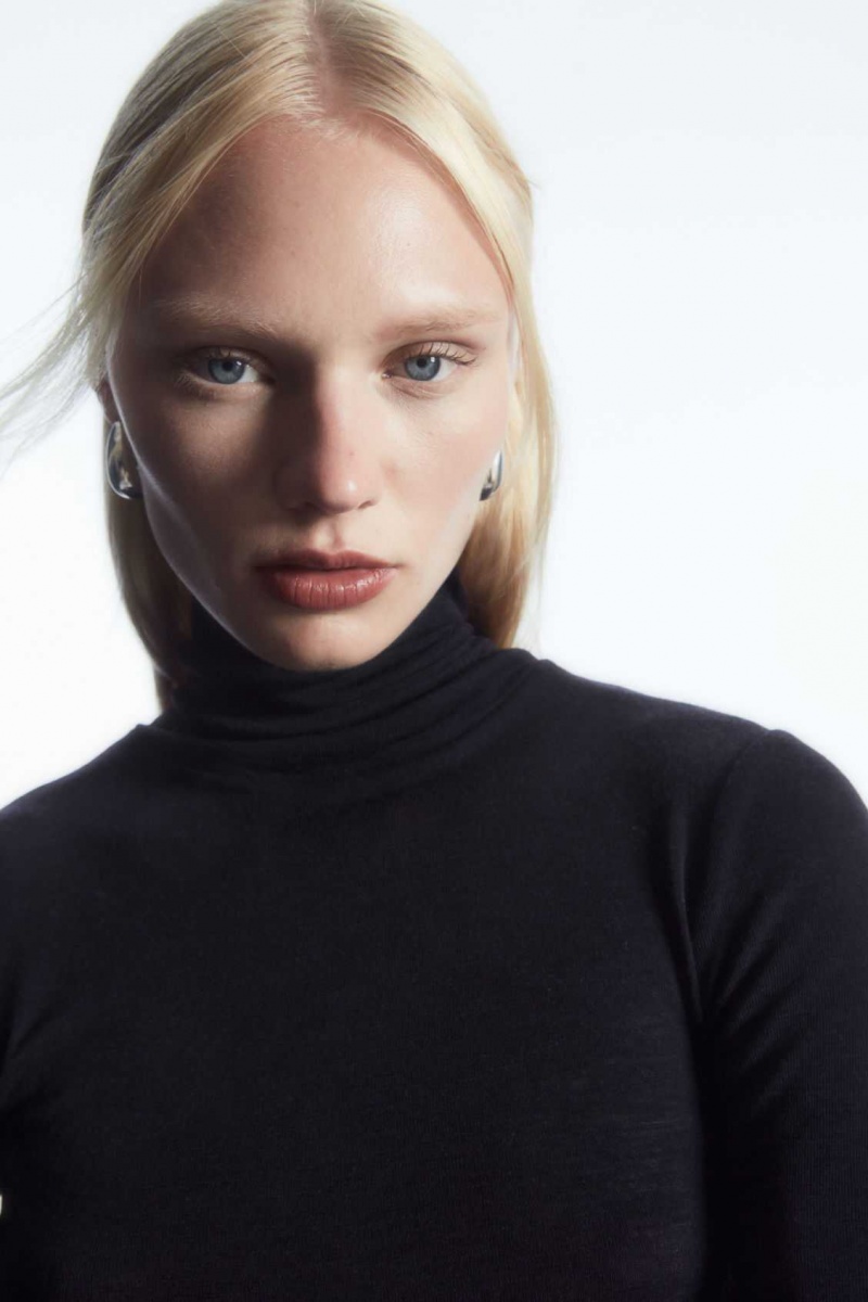 NAVY COS MERINO WOOL TURTLENECK TOP | JZK-087962