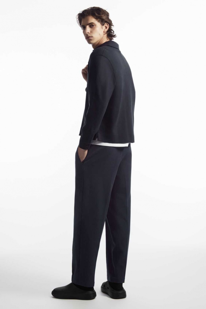 NAVY COS PINTUCKED PULL-ON JERSEY PANTS | OLT-591046