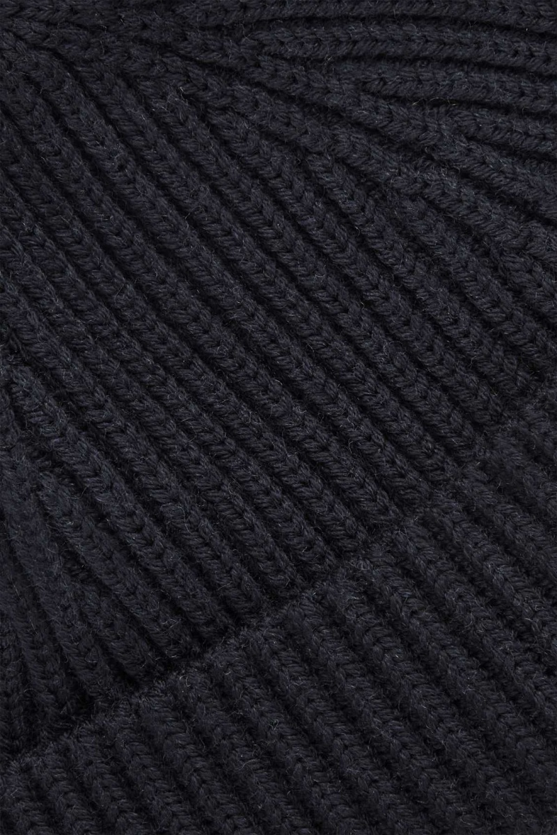 NAVY COS SHORT MERINO WOOL BEANIE | IEW-325690