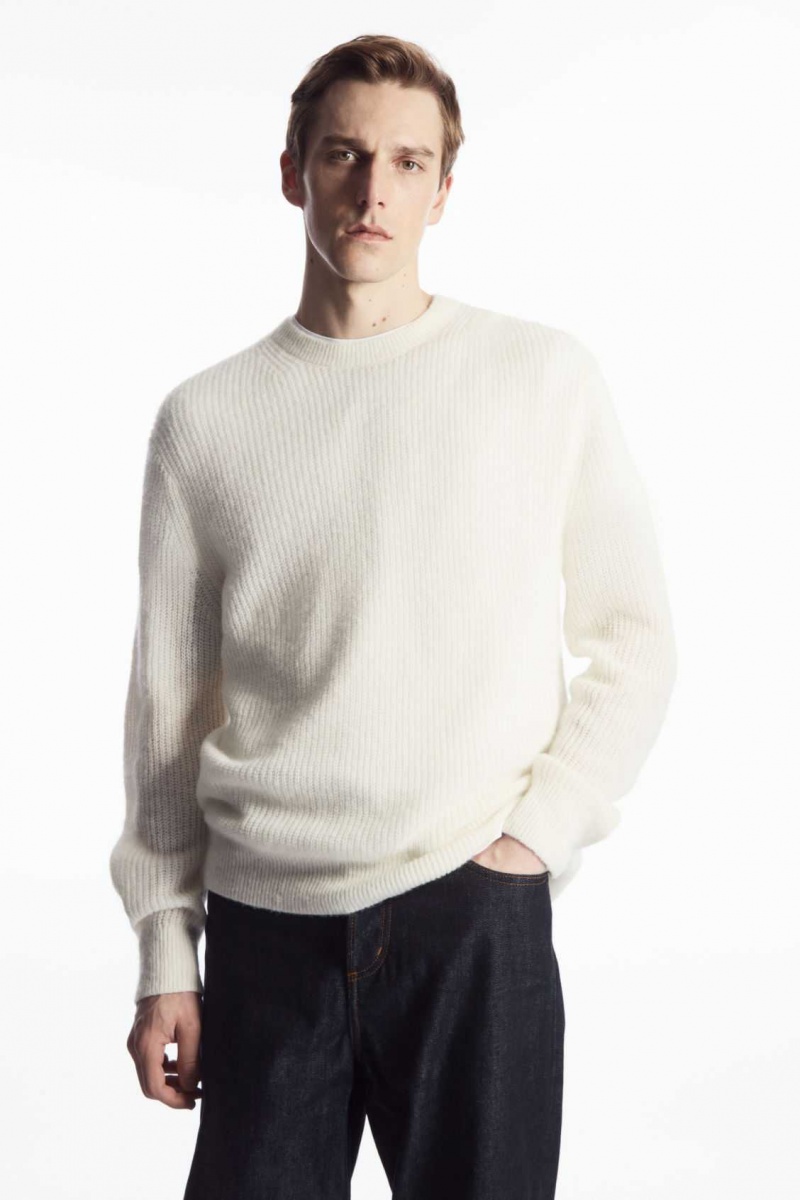 OFF-WHITE COS ALPACA-BLEND CREW-NECK SWEATER | OPY-291853