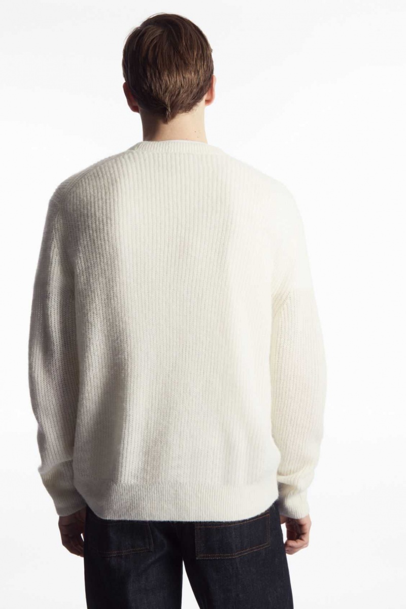 OFF-WHITE COS ALPACA-BLEND CREW-NECK SWEATER | OPY-291853