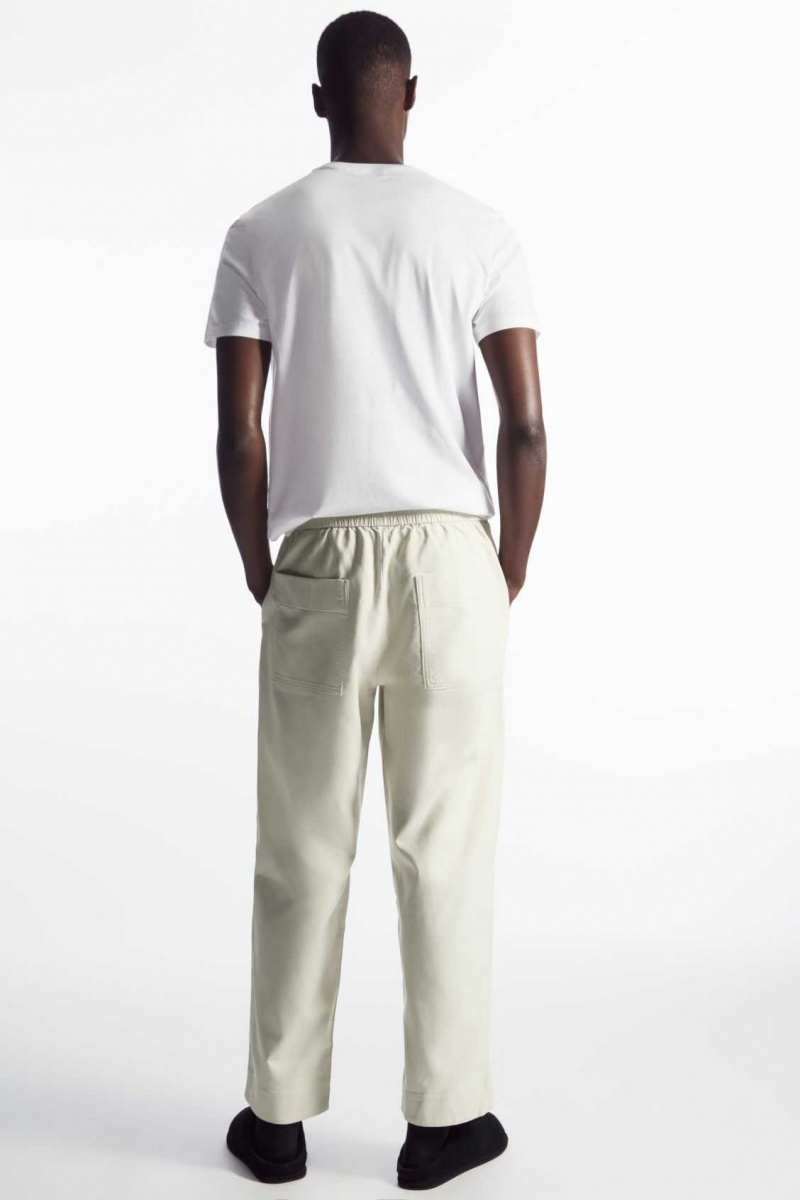 OFF-WHITE COS ELASTICATED TWILL PANTS | MYR-308796