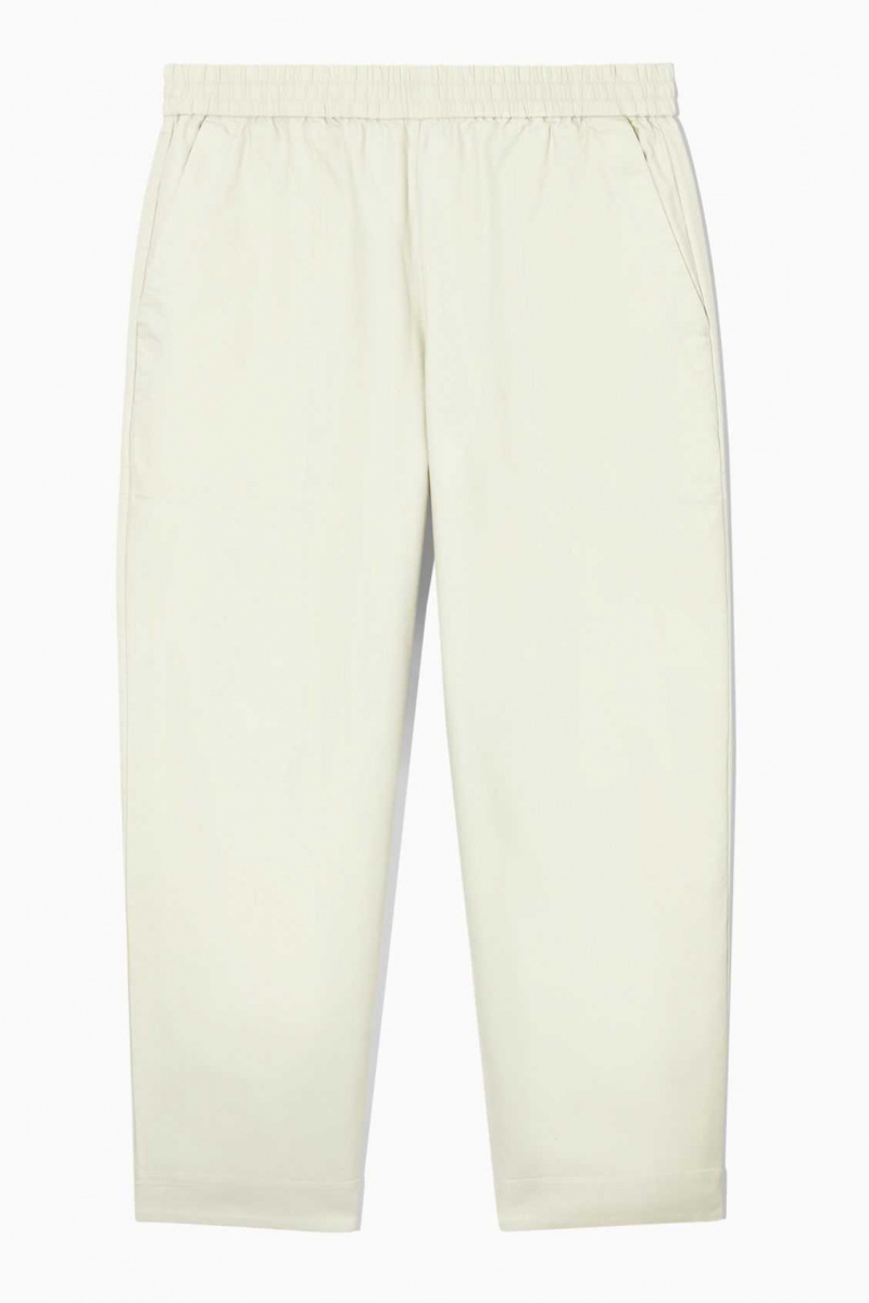 OFF-WHITE COS ELASTICATED TWILL PANTS | MYR-308796