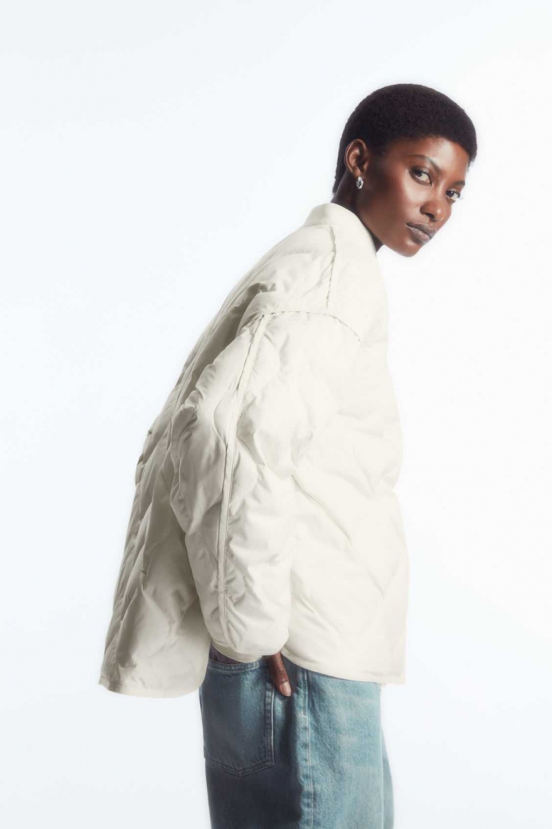 OFF-WHITE COS OVERSIZED QUILTED LINER JACKET | ATM-679801