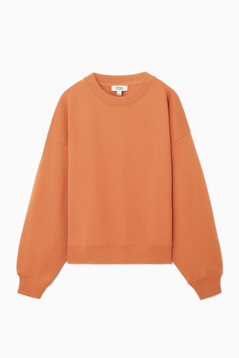 ORANGE COS OVERSIZED JERSEY SWEATSHIRT | UCX-879342