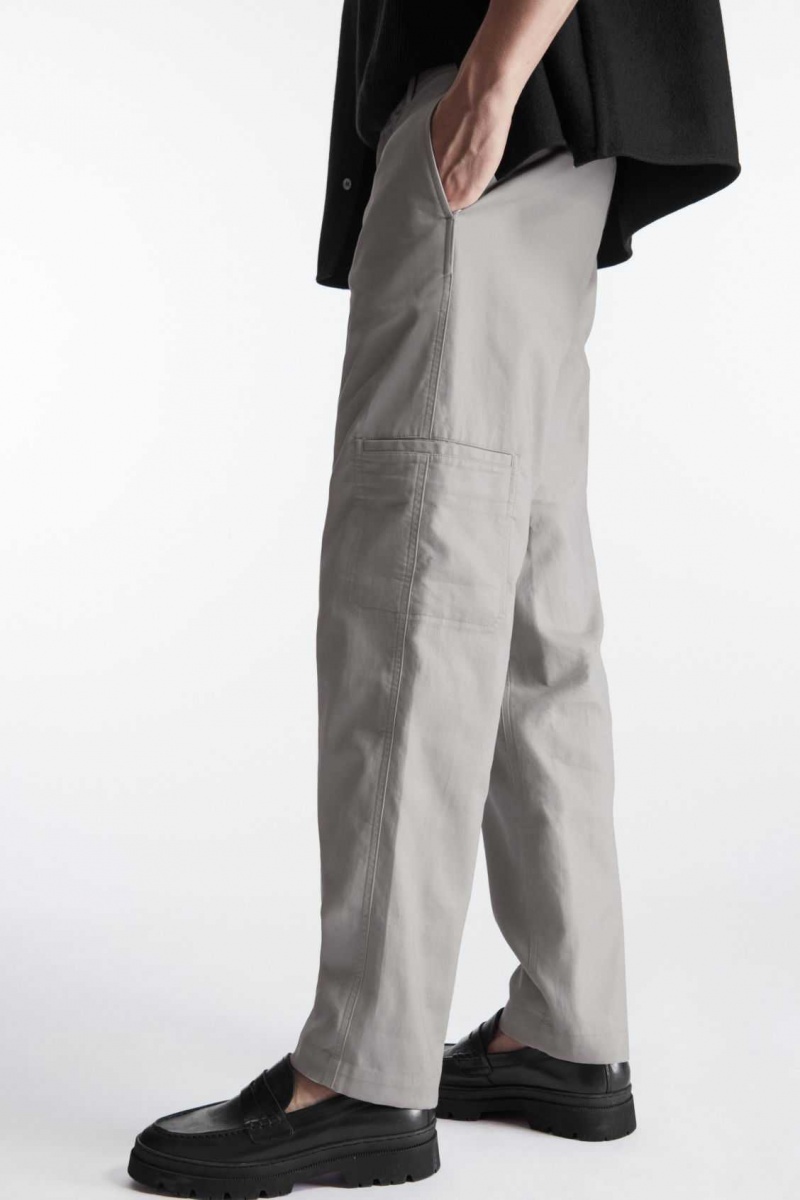 STONE COS STRAIGHT-LEG UTILITY PANTS | DZF-714532