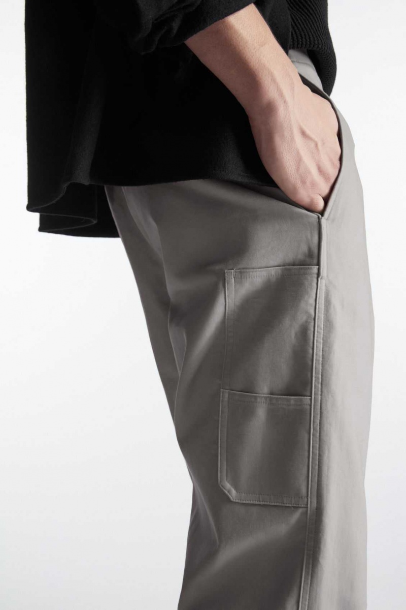 STONE COS STRAIGHT-LEG UTILITY PANTS | DZF-714532