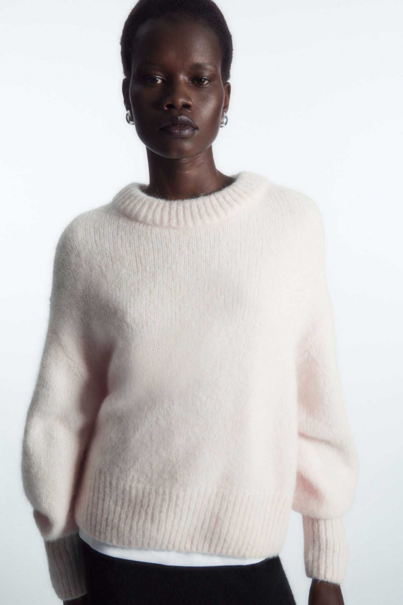 WHITE COS ALPACA-BLEND CREW-NECK SWEATER | JPY-189405