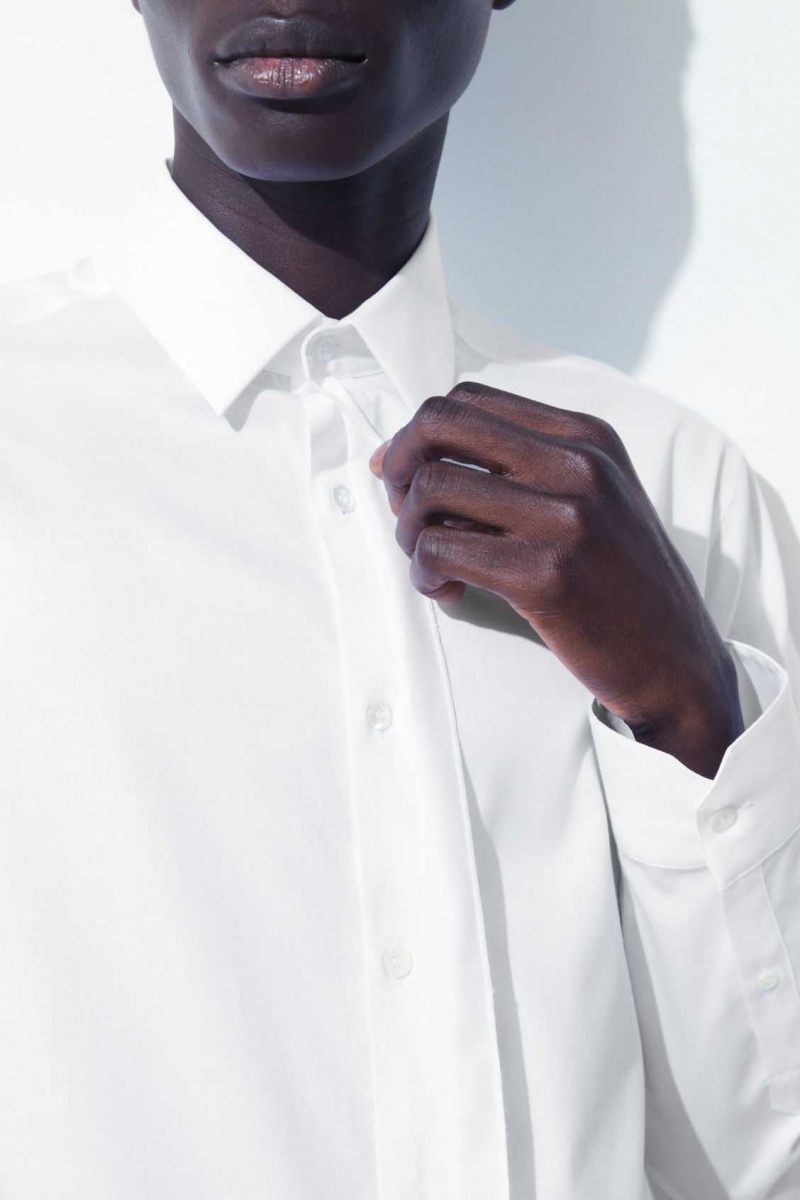 WHITE COS THE MINIMAL TAILORED SHIRT | TQY-928547