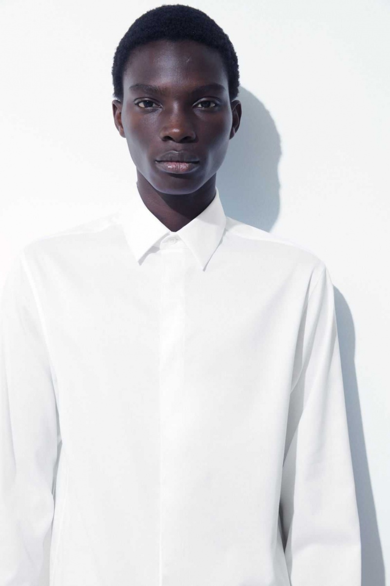 WHITE COS THE MINIMAL TAILORED SHIRT | TQY-928547